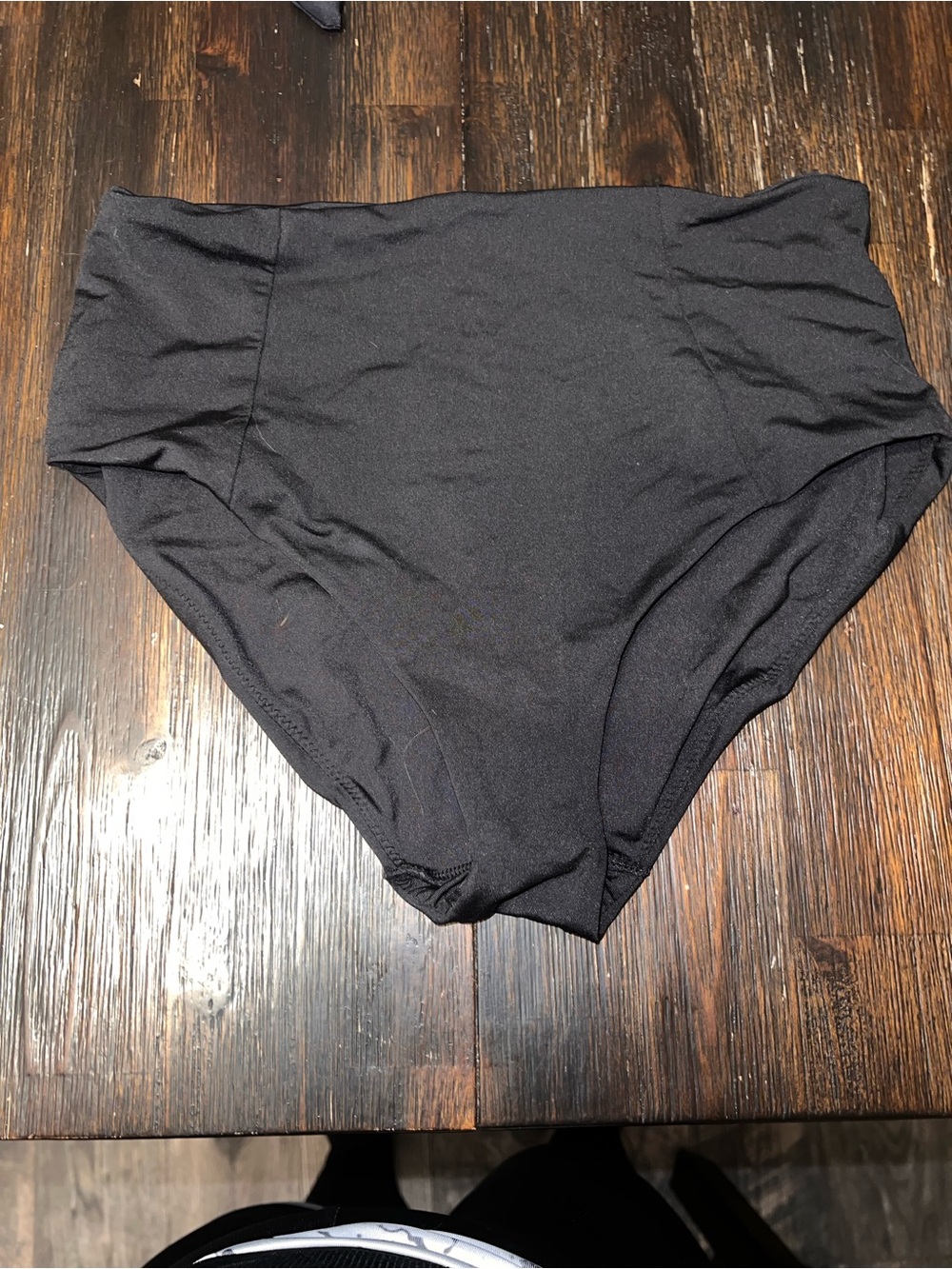 Black High Rise Bathing Suit Bottoms